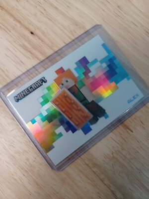 2024 Panini  Minecraft Alex ColorBlast Prizm SSP  #1 MINT