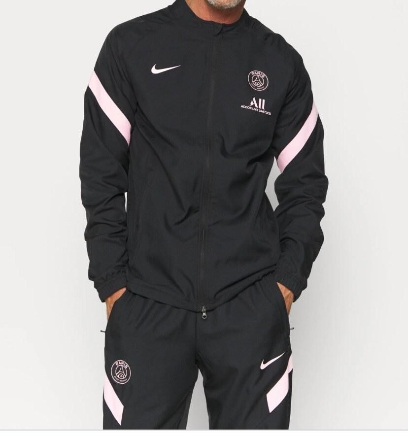 Nike X PSG Tracksuit Full Zipped Black/Pink Medium eBay