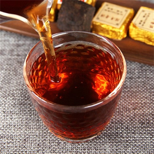250g/pack Yunnan 2003 Chinese Pu-erh Old Ripe Puer Pu'er Tea Brick Mini Puerh - Picture 9 of 12