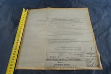 Disegno Viberti carrello longherone sinistro 1950