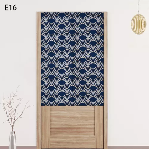 Japanese Style Door Curtain Screen Cotton Linen Noren Cherry Flower Room Divider - Bild 37 von 44