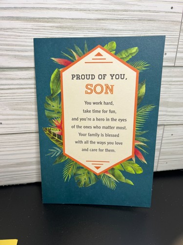 Lot of 2 Hallmark Happy Father's Day Son Greeting Cards - Bild 4 von 5