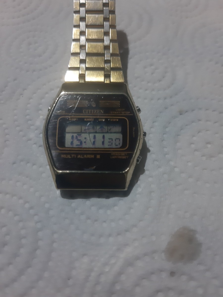 Montre Vintage Citizen à Quartz Homme - Occasion, état à Vérifier - Modèle Rétro Années 70-80