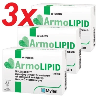 MYLAN ArmoLIPID 180 Tab Colesterol Colesterol Corazón Venas limpias Ácido fólico