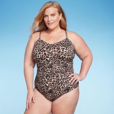 Aqua Green UPF 50 Ring Back One Piece Swimsuit - SIZE 17 - B-16