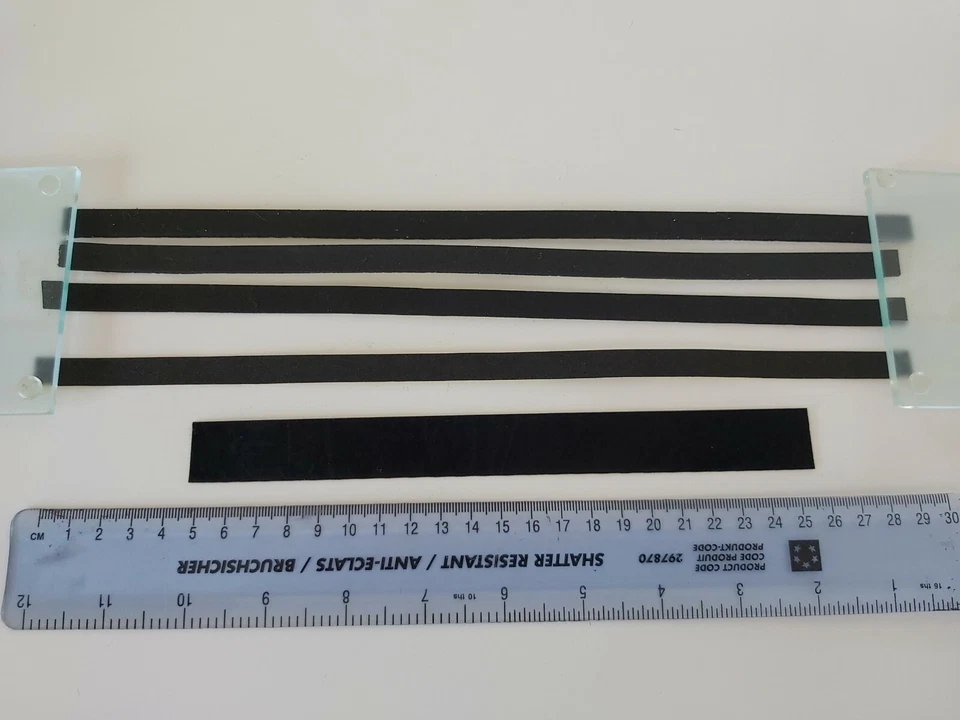 Camera light seal foam kit. Flock, 0.5, 1, 2 & 3mm. Self adhesive. UK stock. - Image 2 of 2