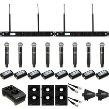 Shure Ulxd4q 8-channel Handheld Wireless Bundle - H50 Band