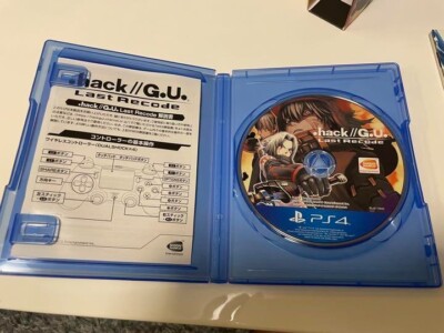 PS4 .hack G.U. Last Recode PREMIUM EDITION booklet 3CD Set
