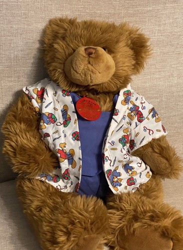 Plush Brown Bear In Scrubs Limited 
