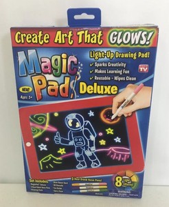 Details About Magic Pad Deluxe Light Up Led Board Draw Sketch Create Learn