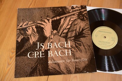 J.S. & C.P.E. BACH Solosonaten f. Traversflöte HANS-MARTIN LINDE 10'' HM 25154