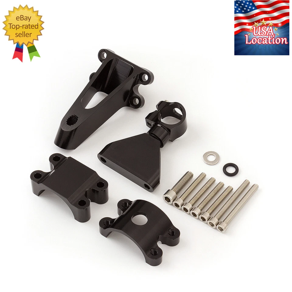 Kit de montaje de soporte amortiguador de dirección 41 mm para Honda CBR600F F4 F4i 1999-2003 2001 Foto 4 de 4