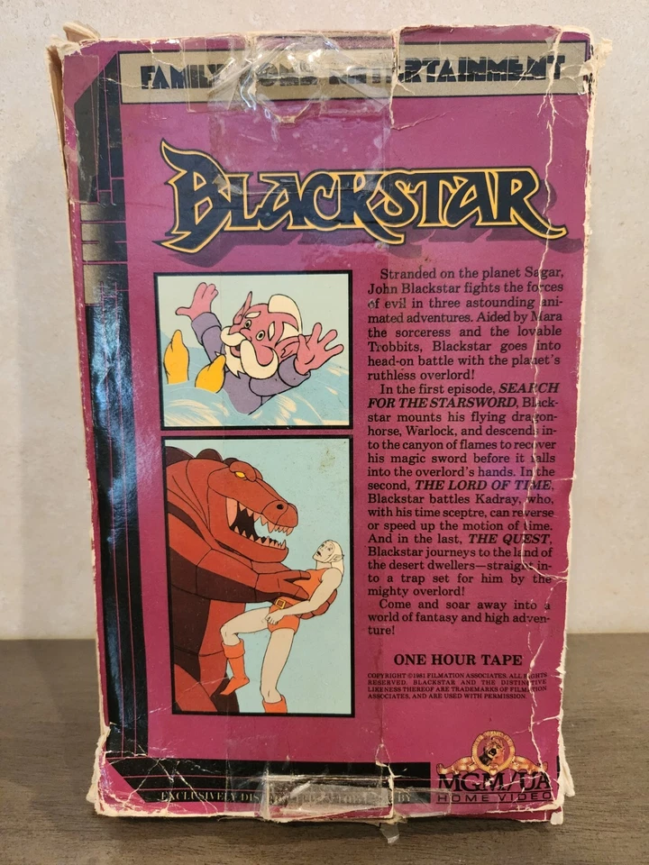 Rare Blackstar VHS LOT The Quest Lord Of Time Starsword & Volume 3. *See Desc* - Image 4 of 4