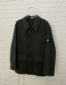 stone island wool jacket