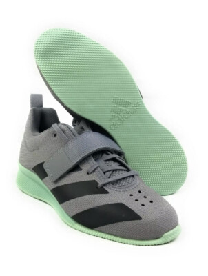 New Adidas Adipower Weightlifting II Sz 14.5 Men\'s Shoes Gray Green EG1215‎ New Adidas Adipower Weightlifting II Sz 14.5 Men main image 2