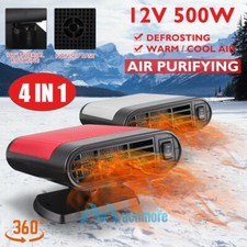 150W/500W 12V Plug-in Electric Car Heater Warmer Air Cooler Windshield Defroster