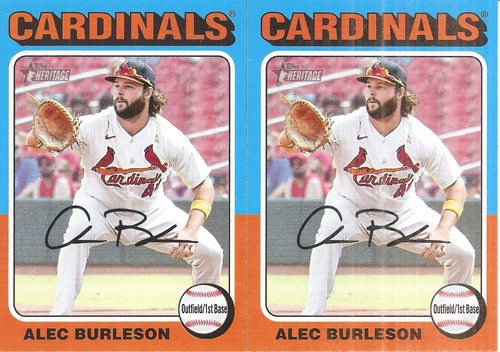 2024 Topps Heritage #139 Alec Burleson | Baseball Card
