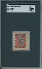 1927 Rinkeydink Stamps TRIS SPEAKER SGC 5 Excellent HOF Boston Red Sox RARE!