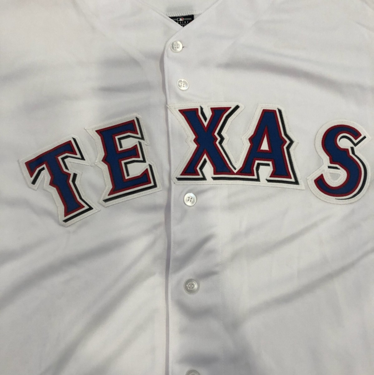 MLB Texas Rangers Majestic Baseball Jersey home White NWT 2XL