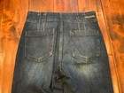 Pilcro and the Letterpress Dark Wash "High-Rise Skinny” Blue Jeans, Size 25 — photo 5