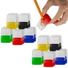 100 Pack Handheld Pencil Sharpeners Bulk for Kids Teachers Crafts Schools