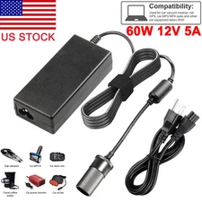 Car Inverter Cigarette Lighter Adapter Converter Power Charge 110-240V To DC 12V