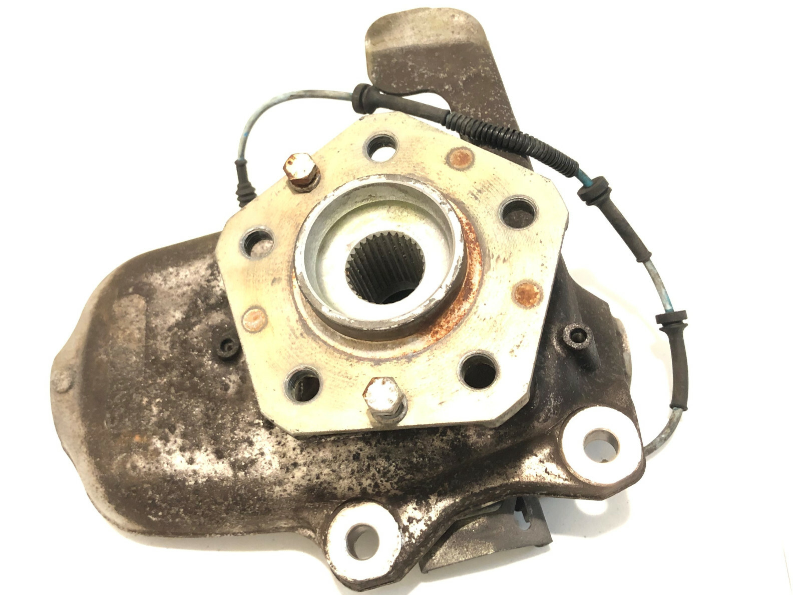 06 MASERATI QUATTROPORTE M139 FRONT LEFT DRIVER SPINDLE KNUCKLE HUB ASSEMBLY