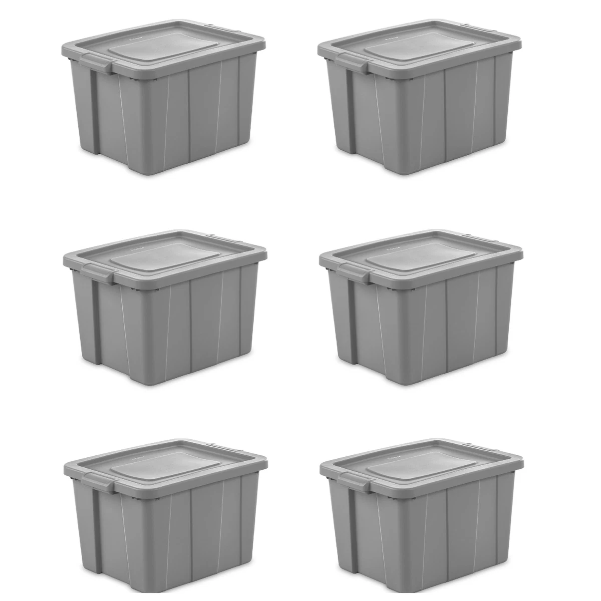 18 gal. Storage Tote with Handles (8-Pack)