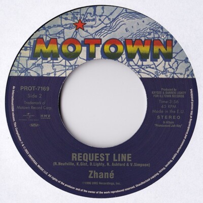 Zhane / Hey Mr. D.J. / Request Line 2022 Japanese 7in Motown