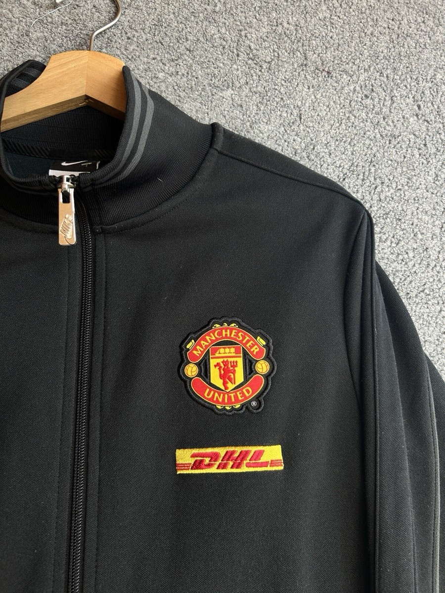 Nike Manchester United Player Issue Black Vintage Track Nike Manchester United Player Issue Black Vintage Track