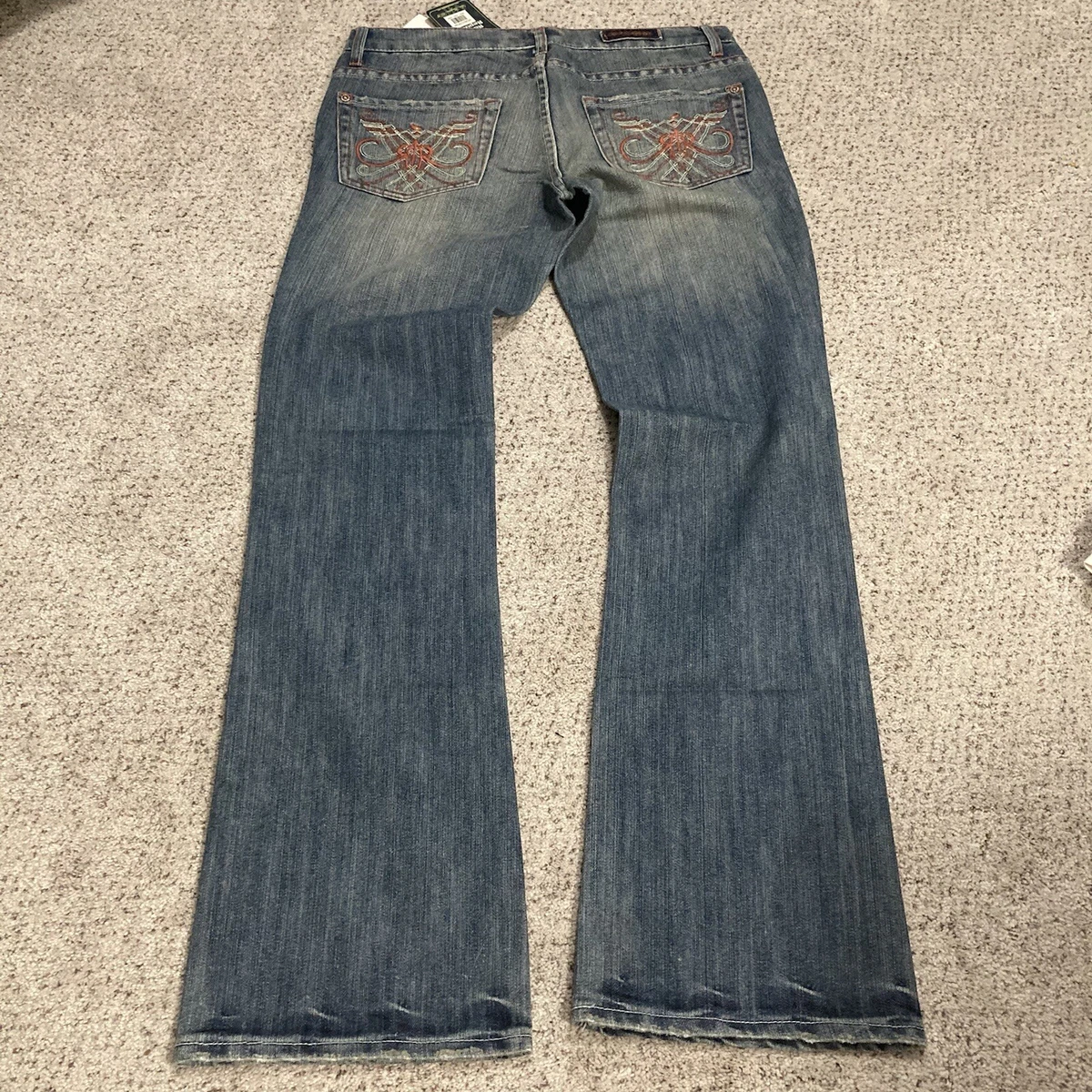 Vintage Y2K Rock & Republic Phoenix Jagger Jeans ~ Opium Size 28 NWT