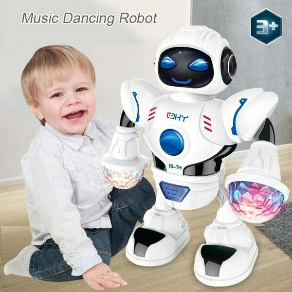 electronic walking dancing robot
