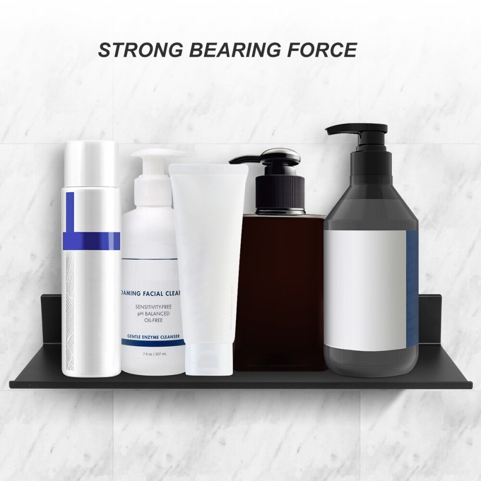 Bathroom Floating Shelves Wall Hanging Shelf Metal Wall Organizer eBay