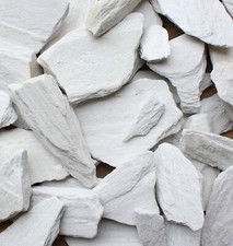 Decorative Garden Aquarium Rock Stone Decoration Substrate White Slate CHIPPINGS