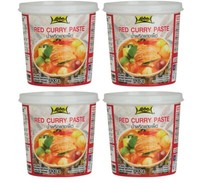 4Er Pack - Lobo Currypaste Rot (4X400G) | Rote Curry Paste | Red Curry Paste Red