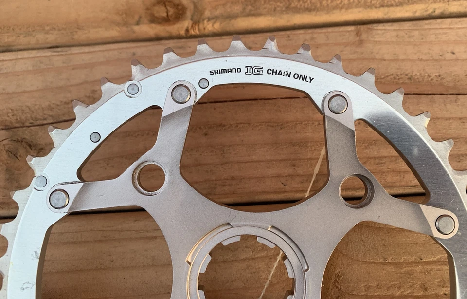 Передняя звездочка/паучья пластина Shimano Deore XT M739 MTB НОВАЯ/новая из старых запасов Япония - 3x 7-8 скоростей 44T - Изображение 4 из 4