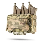 AK AR Triple Mag Pouch Admin Panel MM14 Pixel MOLLE NIR Cordura Tactical