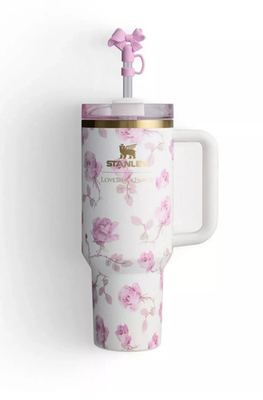 #ad Stanley X Love Shack Fancy Rosa Limited Edition 40 oz Quencher Tumbler Gift Box $48.30