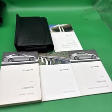 2008 Lexus IS 350 Owners Manual With Case