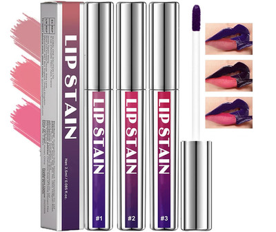 3PCS Peel off Lip Stain Tattoo,Peel off Lip Liner,Waterproof and Transfer Proof