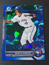 2022 Bowman Chrome Sapphire Edition - Martin Gimenez #BCP-97 (RC) 1st Bowman