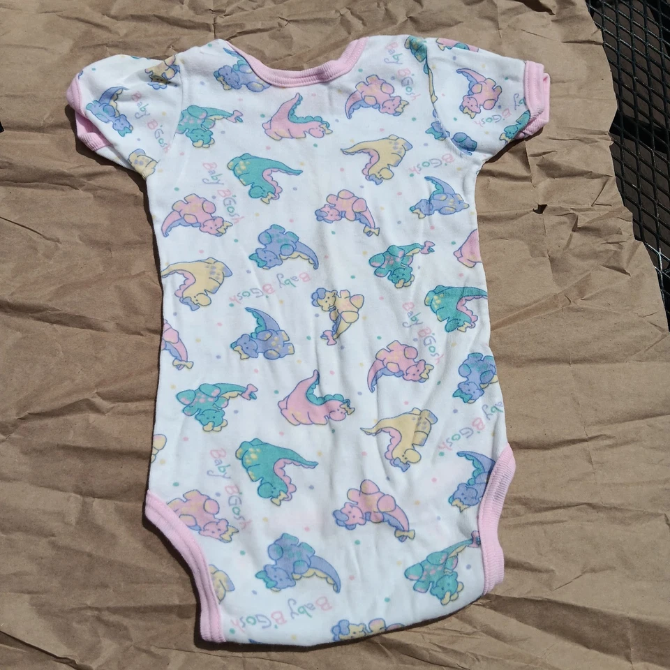 Винтажный Baby B'gosh большой 19-26 фунтов Детский комбинезон цельный динозавров 100% хлопок 80s90s - Изображение 2 из 4