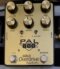 PedalPalFx PAL800-V3 Gold Overdrive