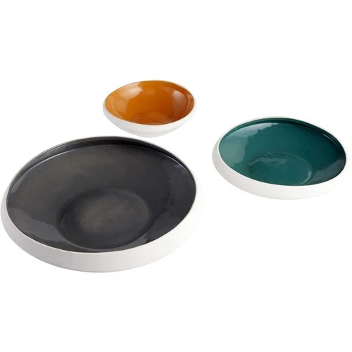 Cyan Design 11879 Tricolore 17.75 X 3.5 inch Bowl, Large - Picture 3 of 4