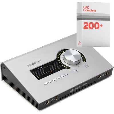 Universal Audio Apollo x4 Gen 2 Thunderbolt Audio Interface - Complete Plug-In