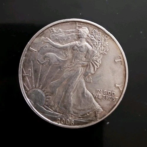 US Mint American Eagle 2006 1 oz Silver Coin .999 Fine