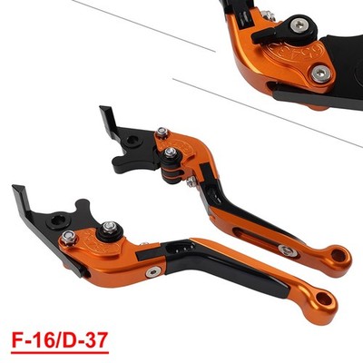 Orange ausziehbare Bremskupplungshebel für BMW F650GS 02-07 SYM MAXSYM TL500