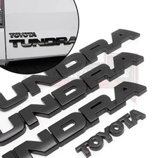 4PCS 2007-2013 FOR TUNDRA FENDER SIDE & REAR TAILAGTE LETTERS OVERLAY EMBLEMS