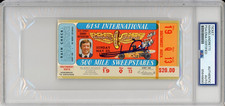 1977 Indy Indianapolis 500 Ticket Signed Mario Andretti PSA DNA COA Autograph F1