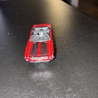 2007 HOT WHEELS '69 CHEVY CAMARO CONVERTIBLE RED 1:64 DIECAST 2 3/4" CAR W BLACK — photo 2